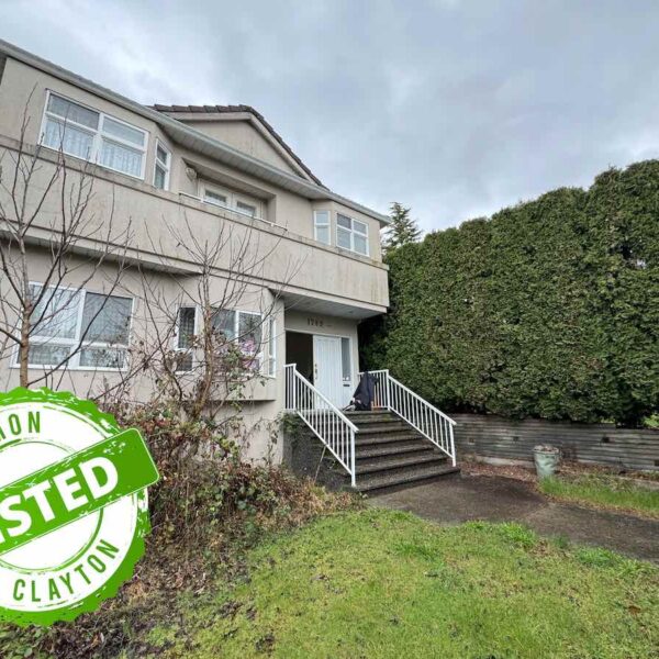 1789 E 63RD AVENUE, Vancouver | 2,659 sq. ft. | 35’ frontage with 4,433 sq. ft. lot | 5 bedroom + 5 bathroom | Fraserview | Close to Knight Street Bridge | Detached 2 car garage | COURT ORDERED SALE $2,100,000